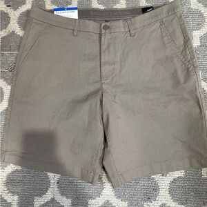 English Laundry Men's Brown Flat Front Shorts